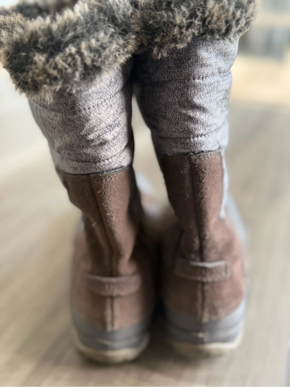 The North Face Nuptse Purna Insulated Waterproof Faux Fur Winter Boots Women’s 9